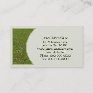 Lawn Business Card