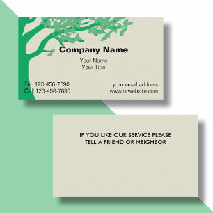 Lawn Business Cards NEW