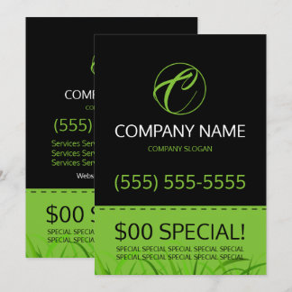 Lawn Care 5x7 Flyer Invitation