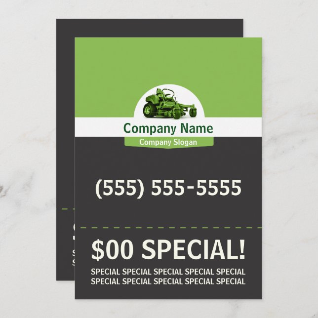 Lawn Care 5x7 Flyer Invitation (Front/Back)