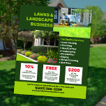 Lawn Care and Landscaping Business Flyer<br><div class="desc">Introducing our premium Lawn care and Landscaping Business Flyer – the perfect tool to showcase the excellence of your services! Make a lasting impression with a lawncare and landscaping flyer that speaks volumes about your commitment to excellence! All Images and text are customizable to promote your brand. by 1Bizchoice all...</div>