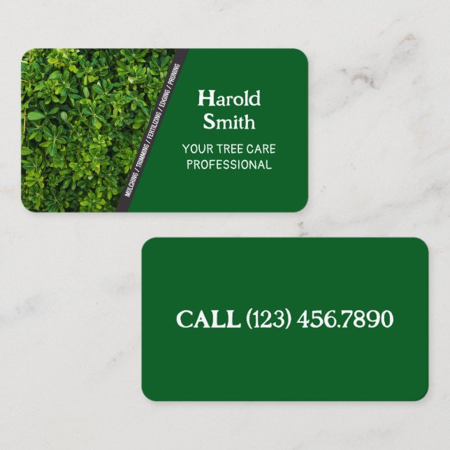 Lawn Care Business Card (Front/Back)