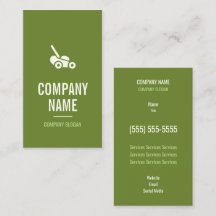 Lawn Care Business Card