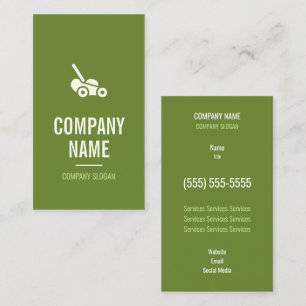 Lawn Care Business Card