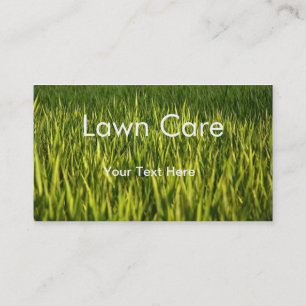 Lawn Care Business Card Template