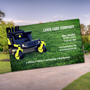Lawn Care Company Business Card