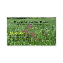 Lawn care Custom Template Business Card