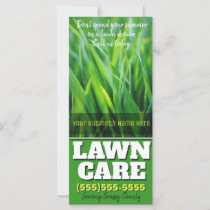 Lawn Care. Customizable Promotional