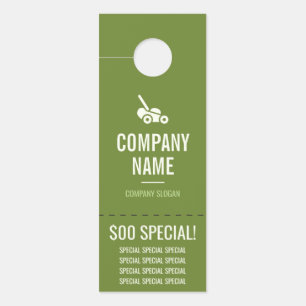 Lawn Care Door Hanger