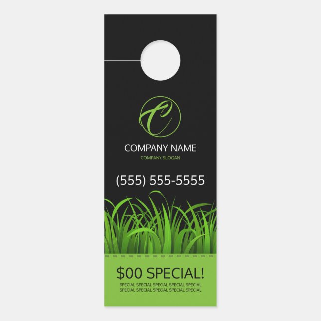 Lawn Care Door Hanger (Front)