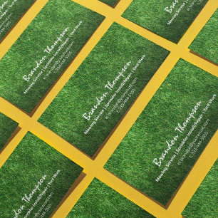 Lawn Care Garden Services Business Card