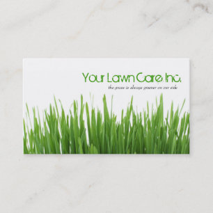 Lawn Care Landscaping Business Card