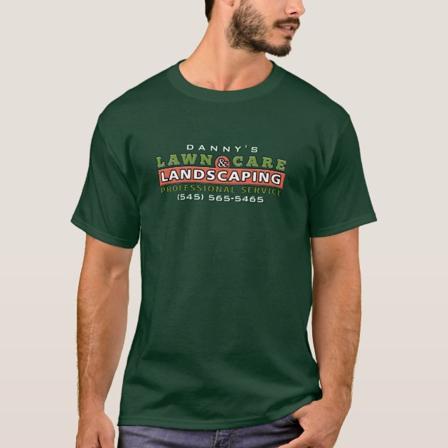 Lawn Care Landscaping Custom Business T shirt Zazzle