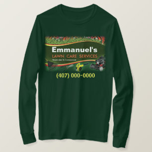 Lawn Care Landscaping Grass Cut  Long Sleeve Shirt