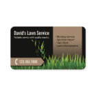 Lawn Care Landscaping Mowing Black & Beige