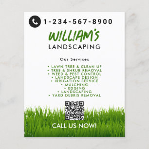 Lawn Care Landscaping Mowing Cutting Services Flyer
