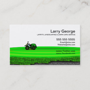 Lawn care/Landscaping Service Business Card