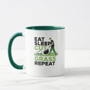 Lawn-Care Lawn-Mower Gardener Mug