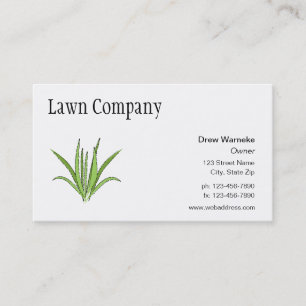 Lawn Care or Landscaping Business Card