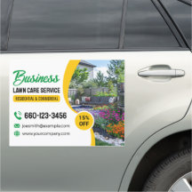 Lawn Care Services - Landscaping Mowing Car Manet