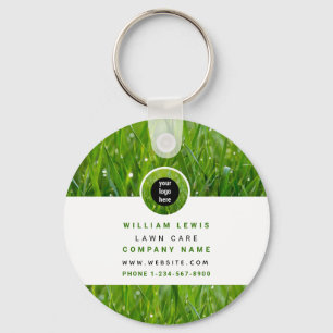Lawn Care Simple Business Logo  Keychain