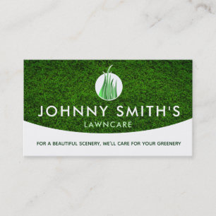 Lawn Care Slogans Business Cards