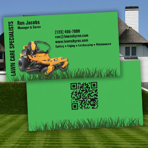 Lawn Care Specialist Business Card