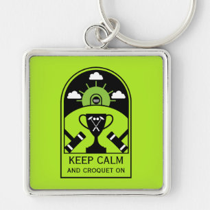 Lawn Croquet Keychain