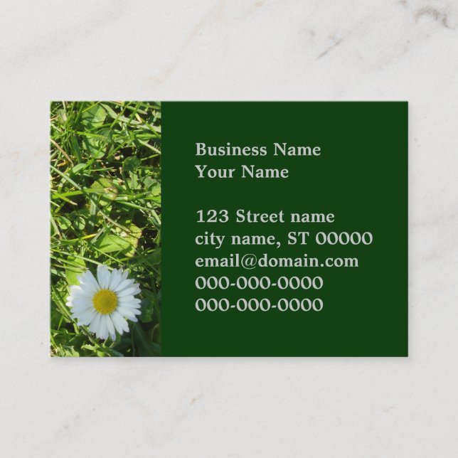 Lawn Daisy Business Card (Front)