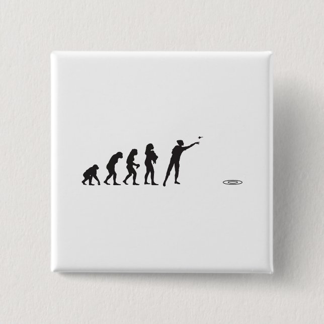 Lawn Darts 2 Inch Square Button (Front)