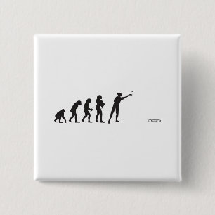 Lawn Darts 2 Inch Square Button