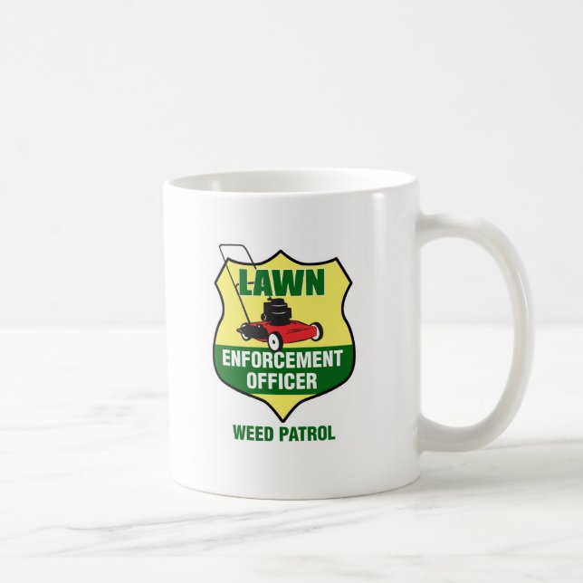 Lawn Enforcement Officer Coffee Mug (Right)