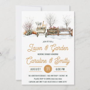Lawn & Garden Wedding Shower, Bridal Shower Invitation