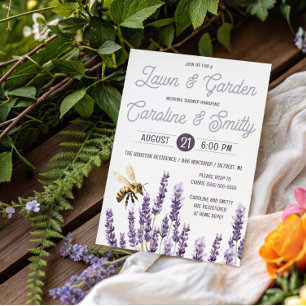 Lawn & Garden Wedding Shower, Bridal Shower Invitation