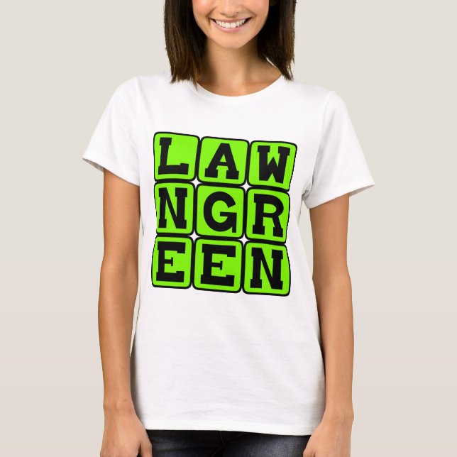 Lawn Green, Colour T-Shirt (Front)
