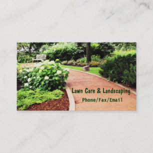 Lawn & Landscaping Business Card
