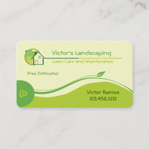Lawn Maintenance Business Cards