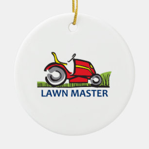 LAWN MAINTENANCE CERAMIC ORNAMENT