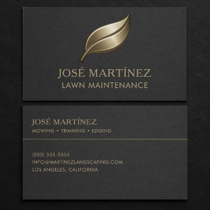 Lawn Maintenance Professional Business Card