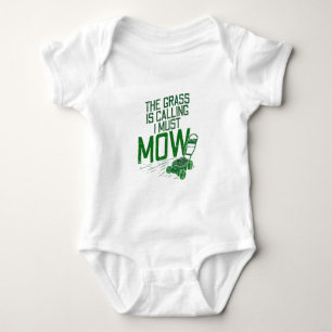 Lawn Mower Baby Bodysuit