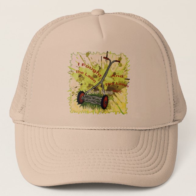Lawn Mower Dad  hat  (Front)