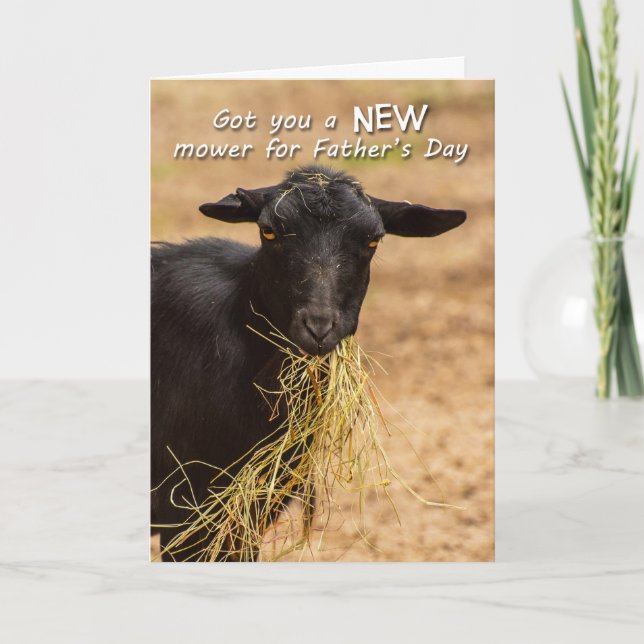 Lawn Mower Father's Day Card (Front)