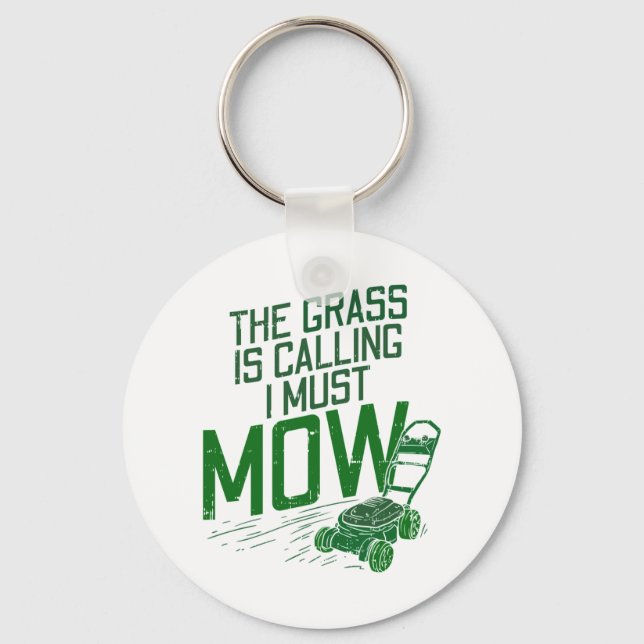 Lawn Mower Keychain (Front)