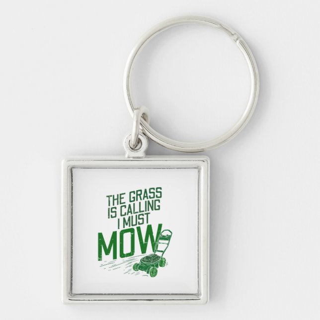 Lawn Mower Keychain (Front)