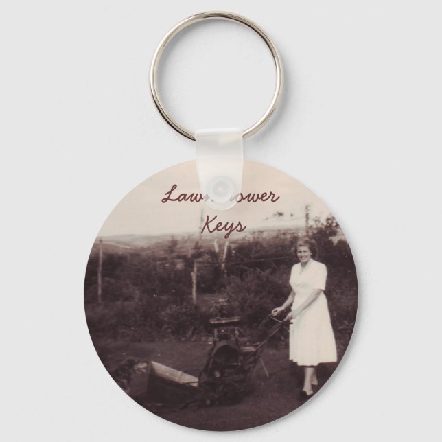 Lawn Mower Keychain (Front)