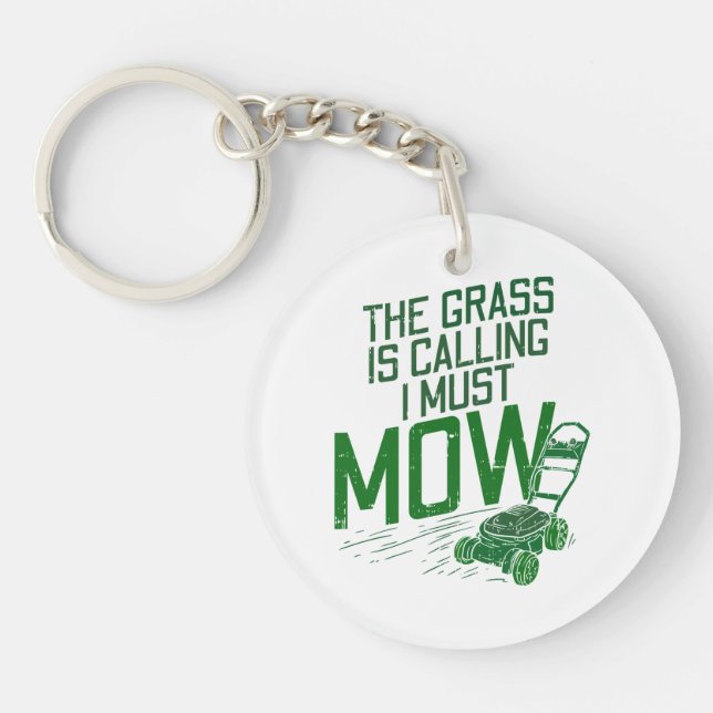 Lawn Mower Keychain (Front)