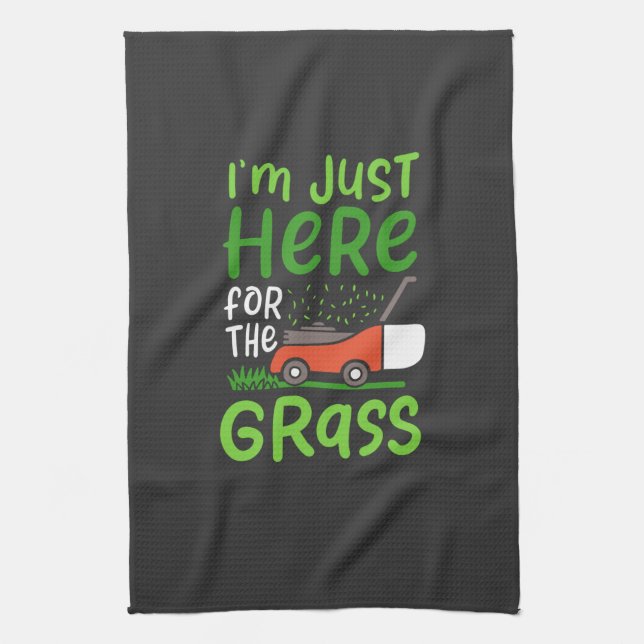Lawn Mower Kitchen Towel (Vertical)
