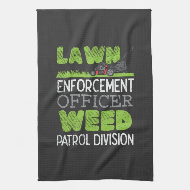 Lawn Mower Kitchen Towel (Vertical)