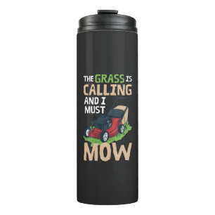 Lawn Mower Lawn Care Thermal Tumbler