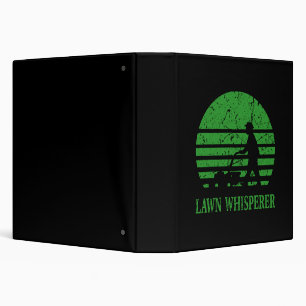 Lawn Mower Lawn Whisperer Gardener Gift Binder